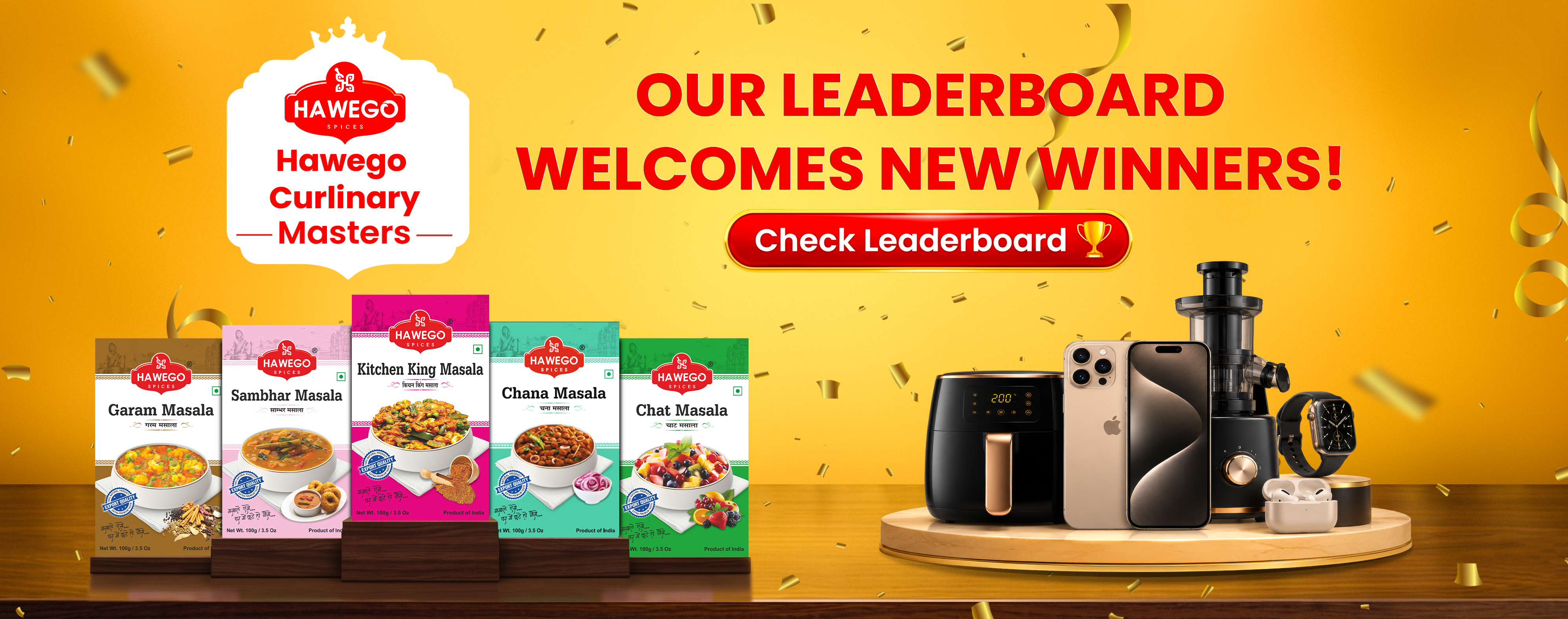 HAWEGO Culinary Masters - Our Leaderboard Welcomes New Winners